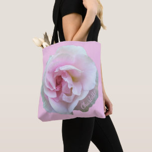 Bolso De Tela Rosa Girona en Tote personalizado rosa claro