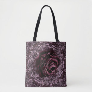 Bolso De Tela Rosa Mandala