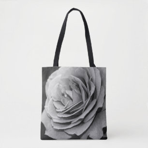 Bolso De Tela Rosa negra y blanca
