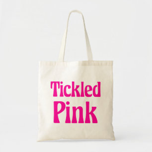 Bolso De Tela Rosa opaco