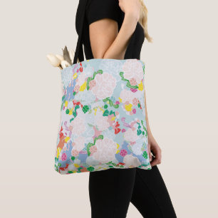 Bolso De Tela Rosa peony