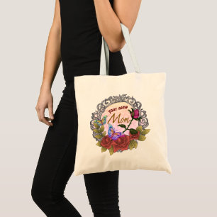 Bolso De Tela Rosa personalizado madre de Rosebud