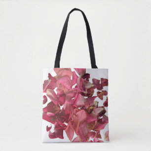 Bolso De Tela Rosa Petal Rosa Romántico