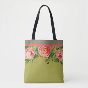 Bolso De Tela Rosa por la noche