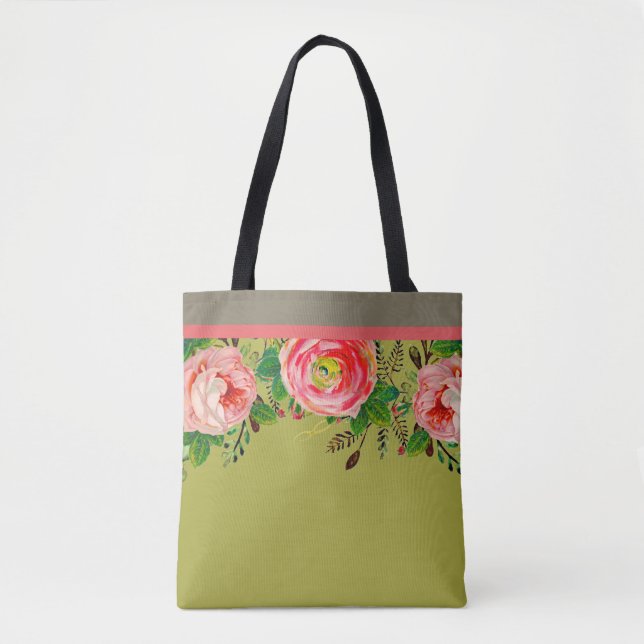 Bolso De Tela Rosa por la noche (Anverso)