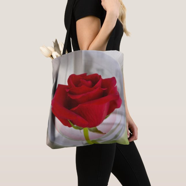 Bolso De Tela Rosa roja 2 (Detalle)