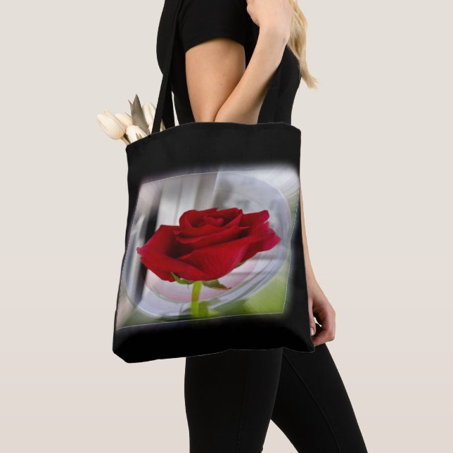 Bolso De Tela Rosa roja 2 (Detalle)