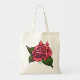Bolso De Tela Rosa Roja bonito