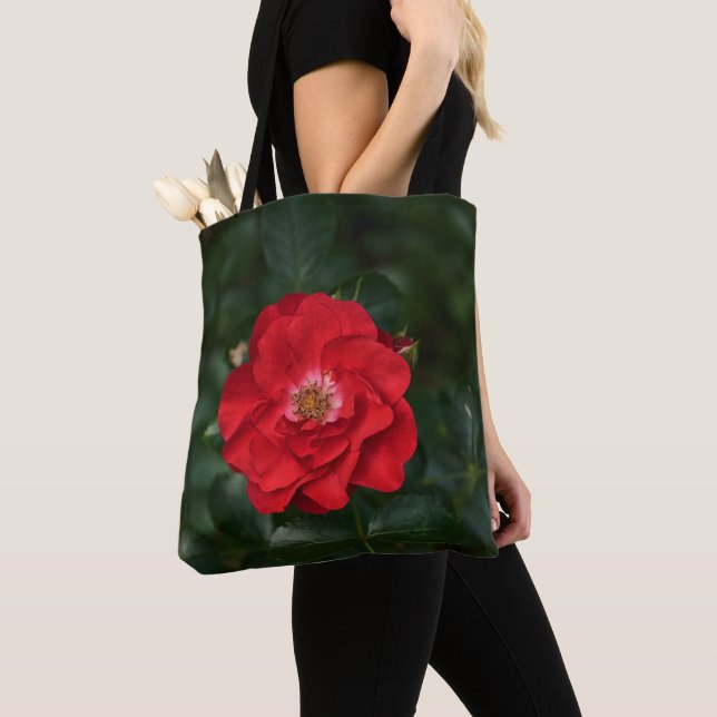 Bolso De Tela Rosa roja P6568 (Detalle)