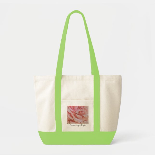 Bolso De Tela Rosa rosa (Frente)