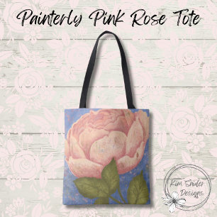 Bolso De Tela Rosa rosa