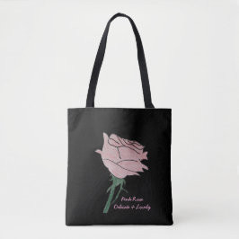 Bolso De Tela Rosa rosa- Delicada y encantadora negra