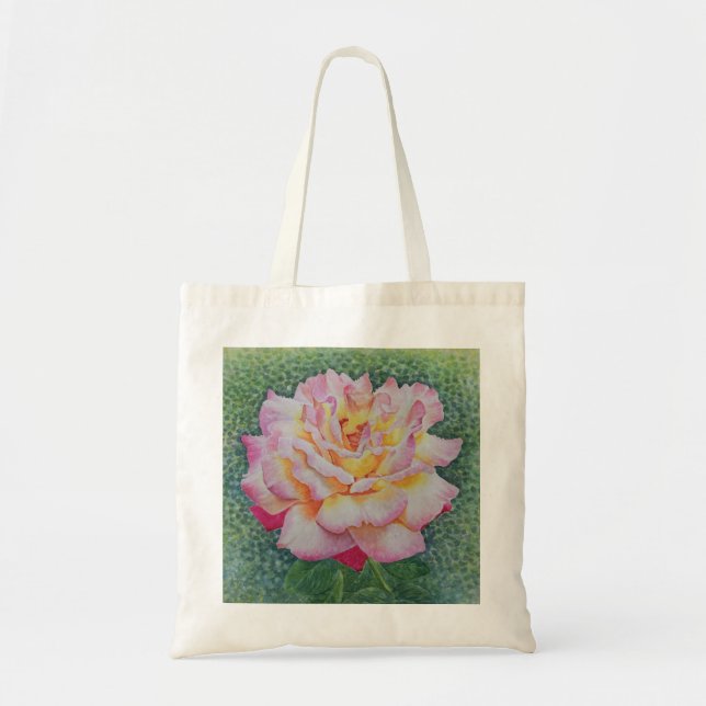 Bolso De Tela Rosa Rosa en Primavera (Frente)