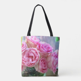 Bolso De Tela Rosa rosaTote