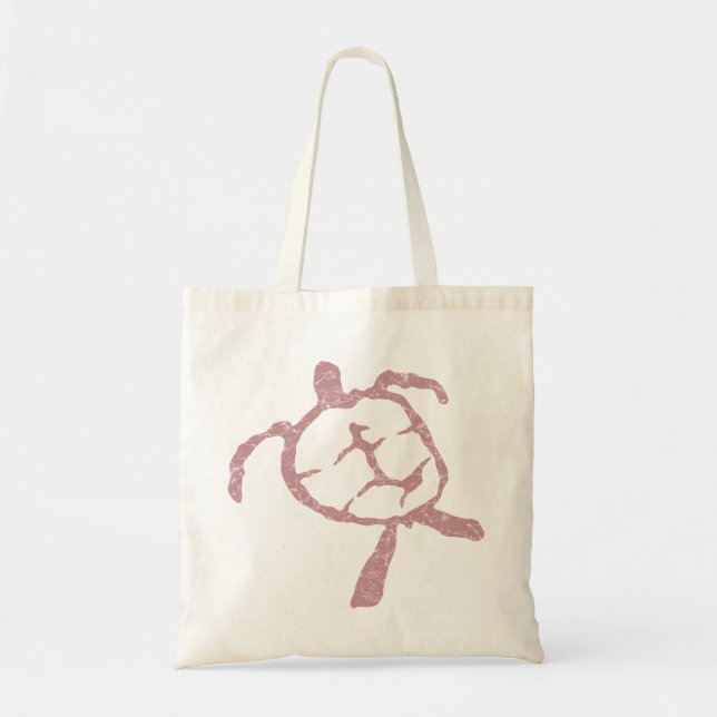 Bolso De Tela rosa tortuga (Frente)