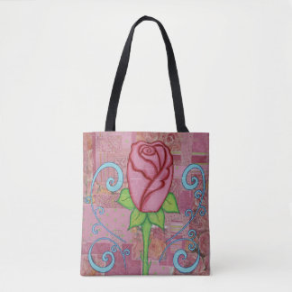 Bolso De Tela Rosa Tote Bag