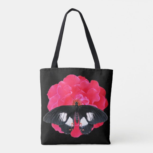 Bolso De Tela Rosa y cola de inflexión (Reverso)