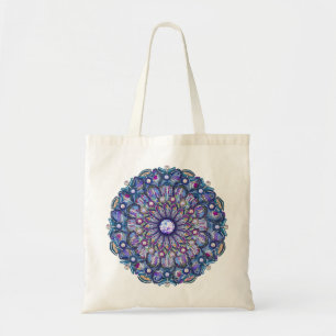 Bolso De Tela Rosario azul