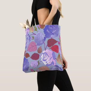 Bolso De Tela Rosas 29
