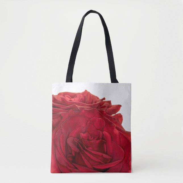Bolso De Tela rosas Bodas Rojos de 1824 (Anverso)