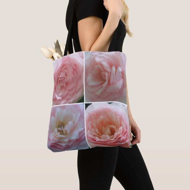 Bolso De Tela Rosas bonitos (Detalle)
