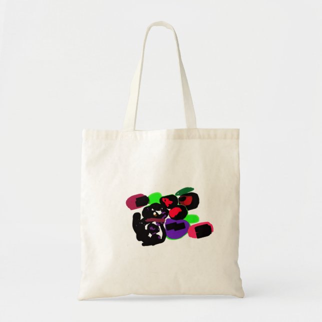 Bolso De Tela Rosas dálmatas de estilo  (Frente)