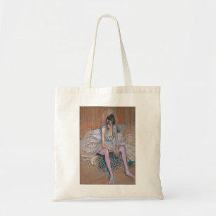 Bolso De Tela Rosas DE DANSEUSE ASSISTEN AUX BAS