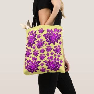 Bolso De Tela Rosas de la madre