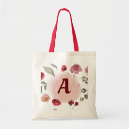 BOLSO DE TELA ROSAS DE LA PRIMAVERA TOTE BAG