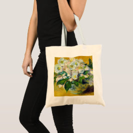 Bolso De Tela Rosas de Navidad (por Claude Monet)