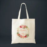Bolso De Tela Rosas de oro rosado de color azul fueron dama de h<br><div class="desc">Romántica y elegante dama de honor floral / madre de la novia / novio de la bolsa de tote con flores de rosa polvorientas de color bonito flor de flores y guijarros de guijarros con letras de guijarros sobre fondo blanco. Ideal para una boda con rosa floral.</div>