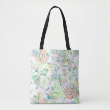 Rosas de pintura manual de acuarelas