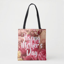 Bolso De Tela Rosas del corazón del Día de la Madre