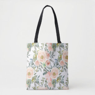 Bolso De Tela Rosas Elegantes Chic, Mensaje Motivacional 