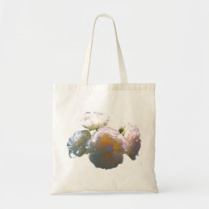 Bolso De Tela Rosas elegantes de color melocotón blanco naranja