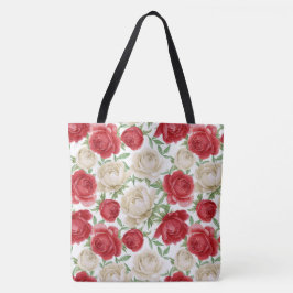 Bolso De Tela Rosas florales Tote Bag