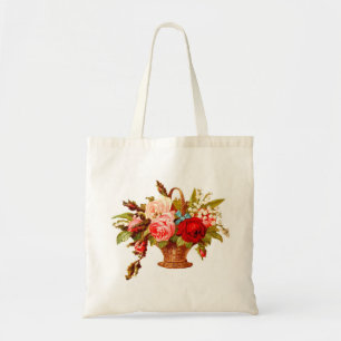 Bolso De Tela Rosas franceses de decoración rural