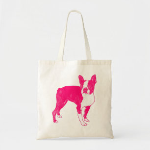Bolso De Tela Rosas fuertes Boston