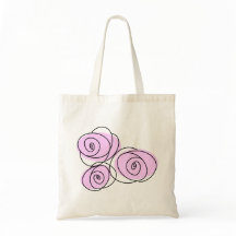 Rosas Lilac Bouquet tote bag