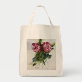 Bolso De Tela rosas preciosos