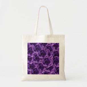 Bolso De Tela Rosas púrpuras ToteBag