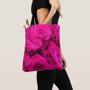 Bolso De Tela rosas rosadas bonitos