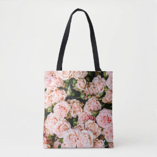 Bolso De Tela Rosas rosados