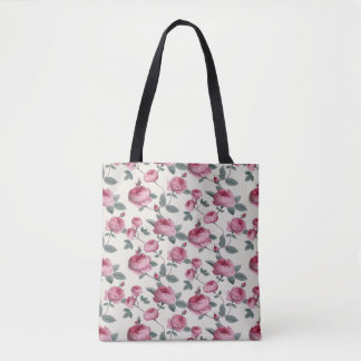 Bolso De Tela Rosas rosas rosas