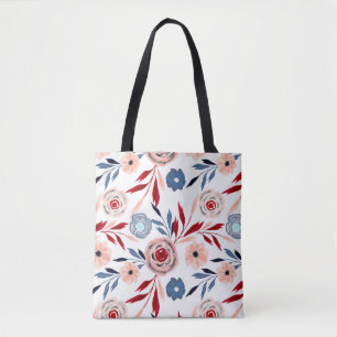 Bolso De Tela Rosas rosas rosas