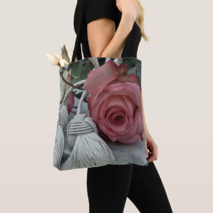 Bolso De Tela Rosas Y Abogados