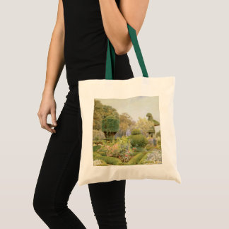 Bolso De Tela Rosas y Claveles de Elgood, Jardín Inglés Antiguo