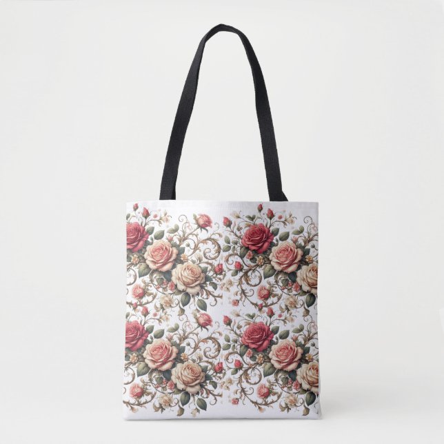 Bolso De Tela Rose Symphony (Anverso)