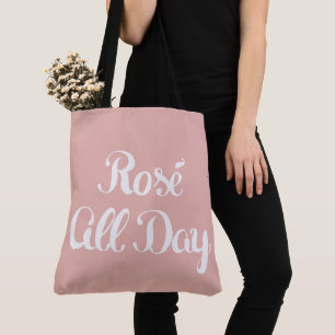 Bolso De Tela Rosé todo el día Rosa