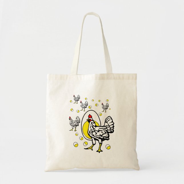 Bolso De Tela Roseanne Chicken (Frente)